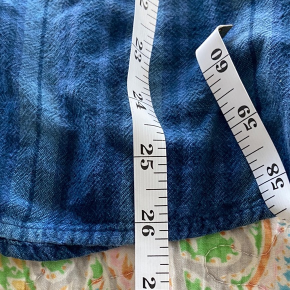 Lucky Brand Blue Plaid Shirt L - Picture 7 of 7